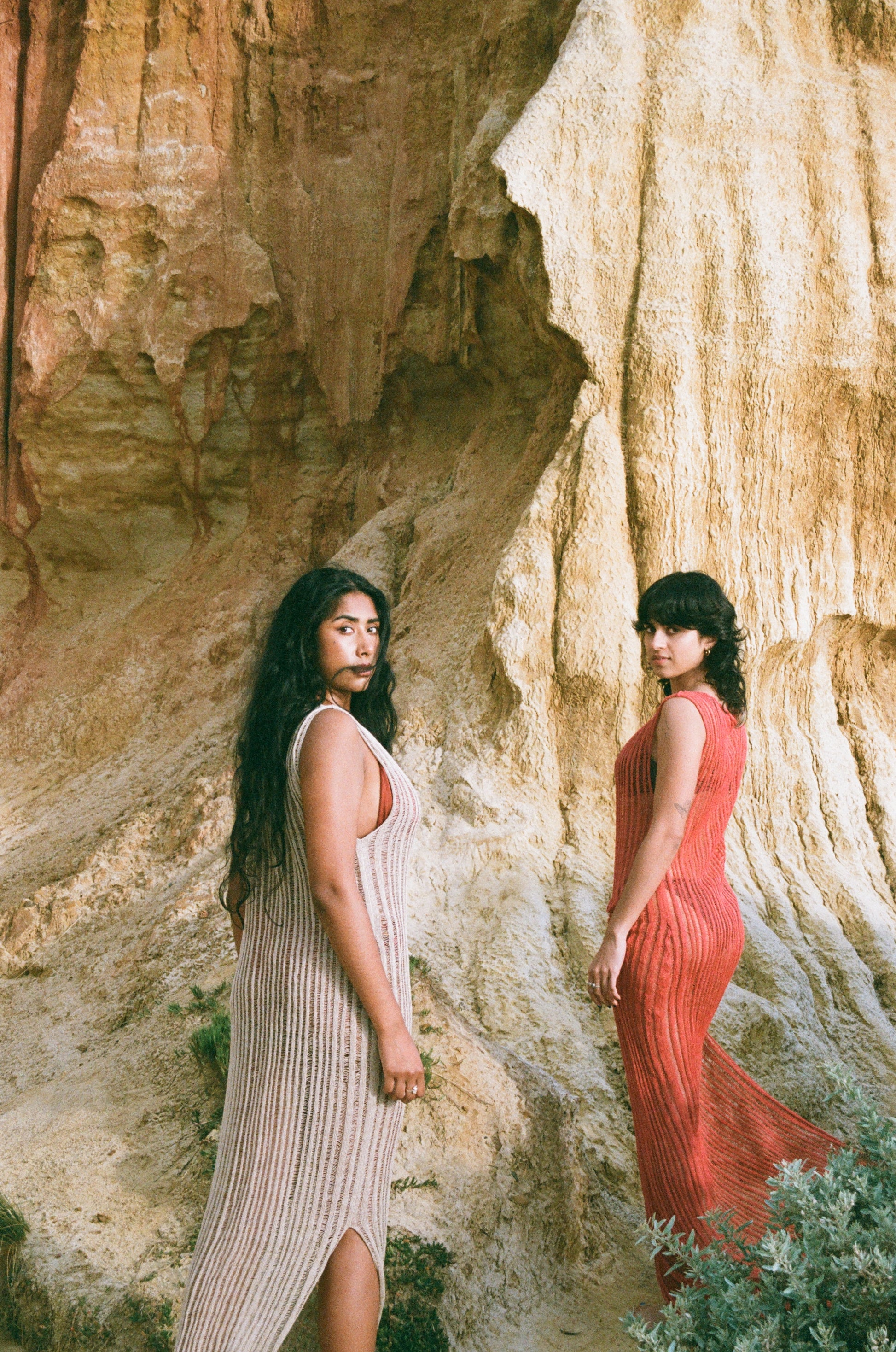 Coral Linen Maxi Dress - heyzoemay