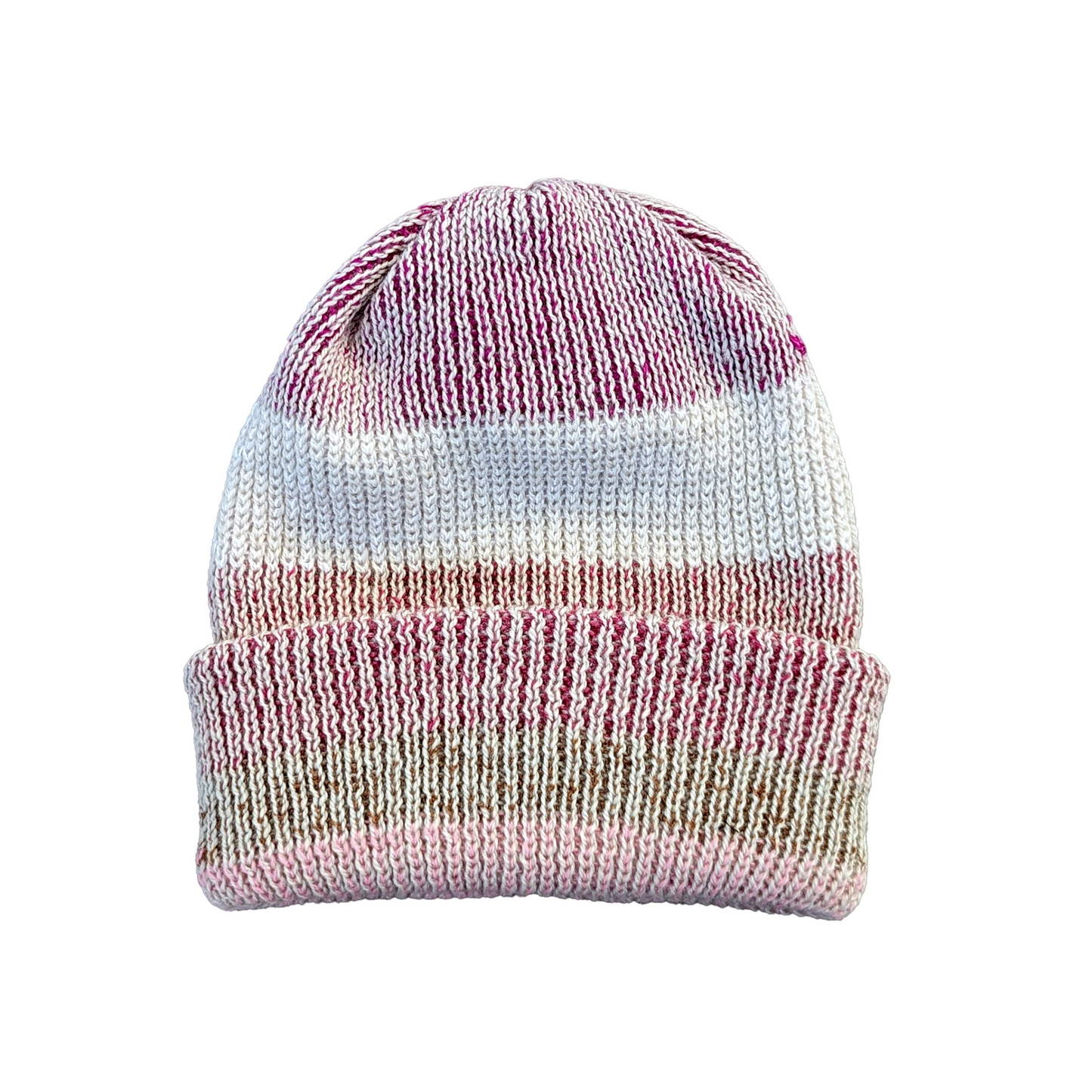 Classic Ribbed Knit Beanie in Vintage Stripe - heyzoemay