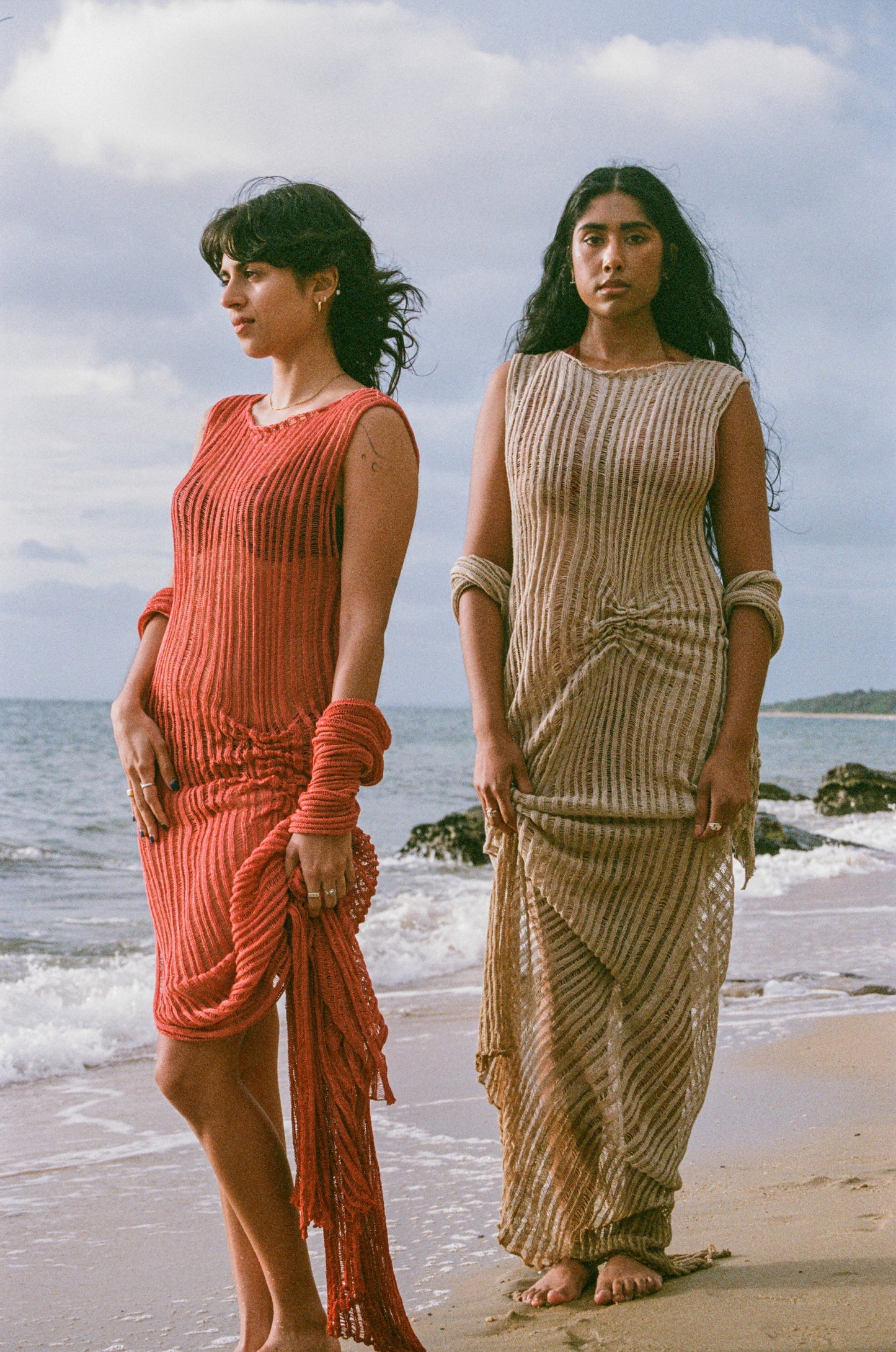 Coral Linen Maxi Dress - heyzoemay