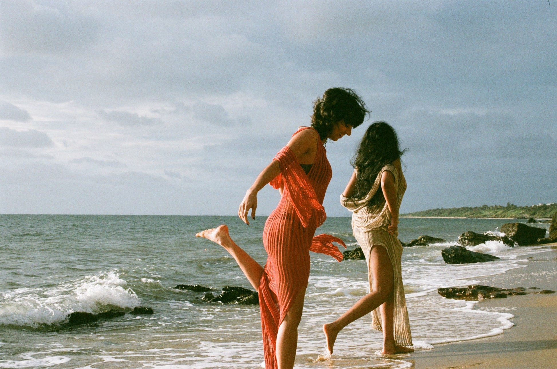 Coral Linen Maxi Dress - heyzoemay